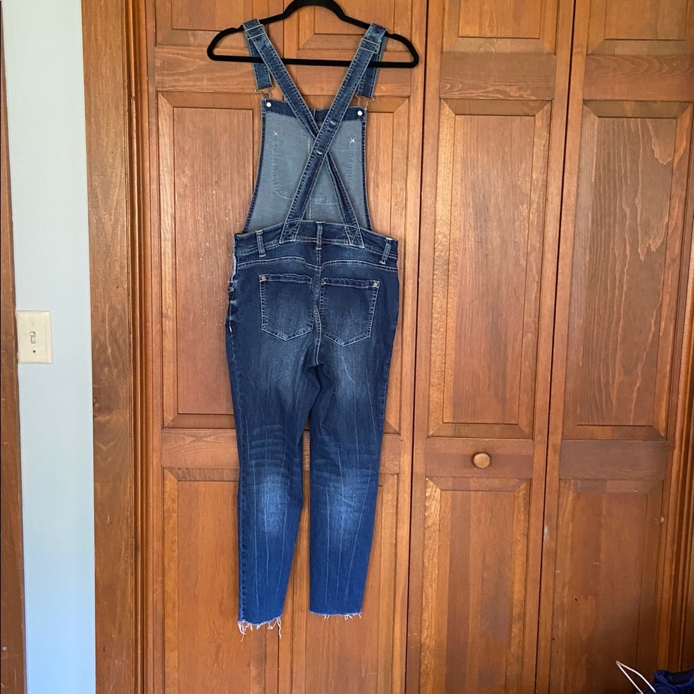 Wallflower Blue Denim Women Jeans Overalls Size Medium - Picture 13 of 16